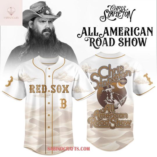Discover Boston Red Sox x Chris Stapleton 2026 All American Road Show Baseball Jersey
