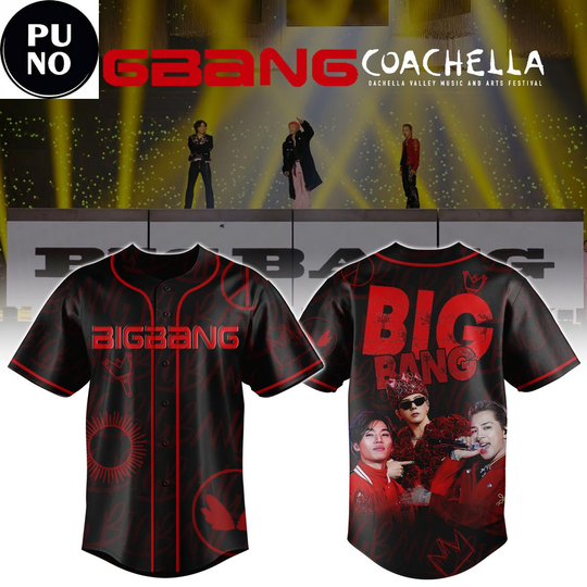 Discover Big Bang The Kings’ Return Coachellla 2026 Baseball Jersey