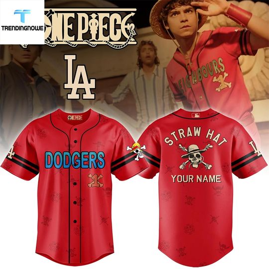 Los Angeles Dodgers One Piece Live Action Luffy Neighbours Jersey 2026