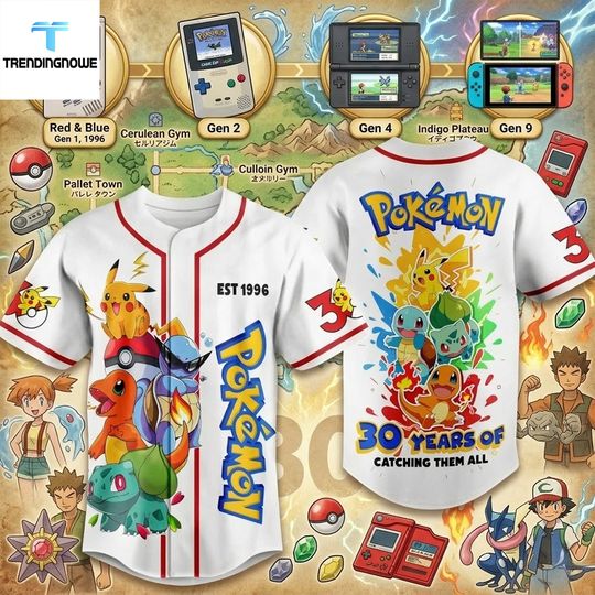PKM 30Th Anniversary Baseball Jersey 2026 Limited Edition