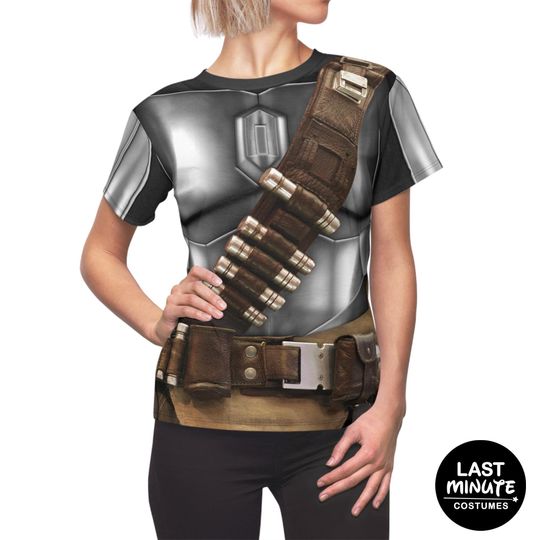 Discover Steel Mandalorian Armor Women's Shirt, Star Wars Costume, Mandalorian Costume, Star Wars Shirt