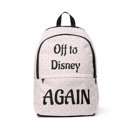 Discover Pink Disney Travel Backpack, Waterproof Nylon School Bookbag