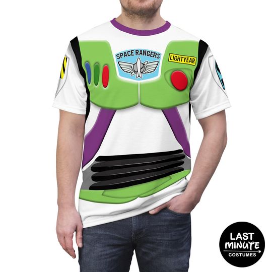 Toy Story Shirt, Buzz Lightyear Shirt, Disney Shirts, Mens Disney Shirt, Disney Shirts for Men, Disney Costume, Disney Cosplay, Mens Cosplay