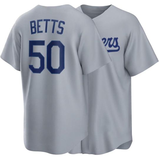 Discover Mookie Betts #50Baseball jersey ,Men's/YouthGray/White 2026 Major League Baseball jersey