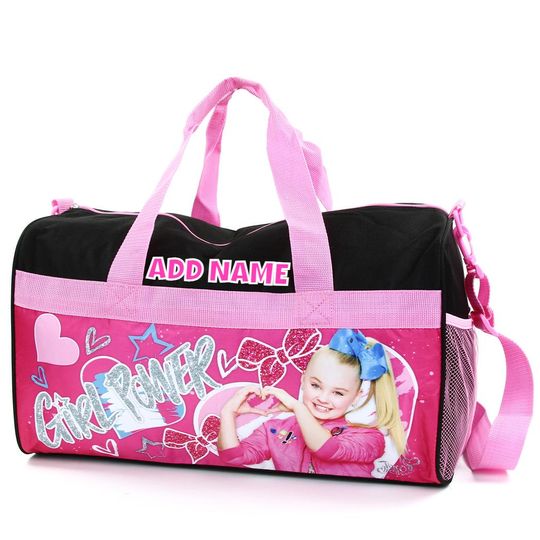 Discover Personalized Duffel Bag for Kids - Travel, Sleepover Overnight Bag Featuring Jojo Siwa