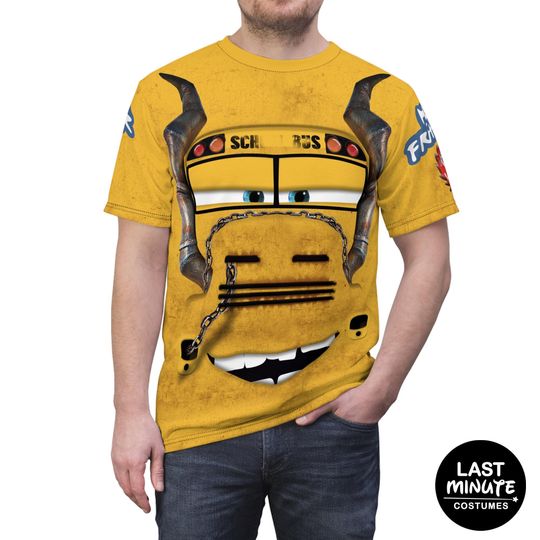 Discover Cars Costume, Miss Fritter Shirt, Disney Shirts, Disney Cosplay, Pixar Cars, Disney Costume, Disneyland, Disney World Shirts, School Bus