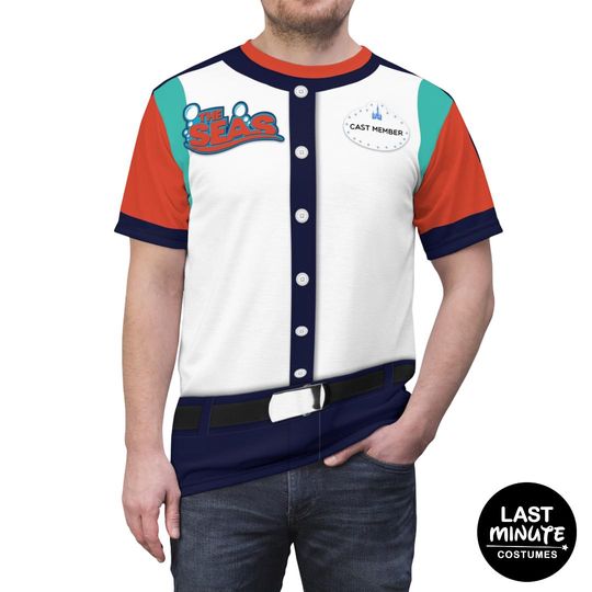 The Seas With Nemo and Friends Cast Member Shirt, Finding Nemo Costume, Cast Member Merch Costume, Walt Disney World Costume, Epcot Costume