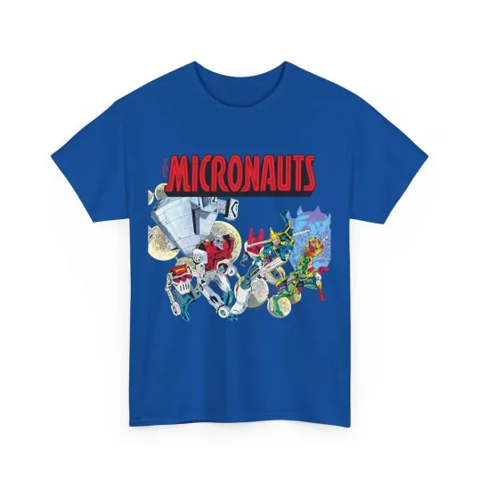 Discover Micronauts T-Shirt - Jackson Guice Art - Arcturus Rann, Biotron - Marvel Comics