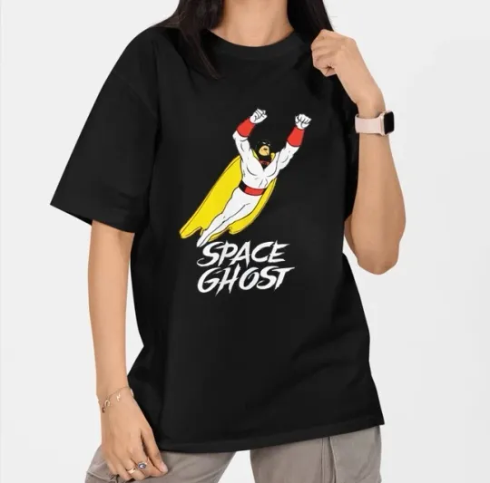 Space Ghost T-Shirt - Hanna-Barbera Cartoon - Saturday Morning Superhero - 1960s