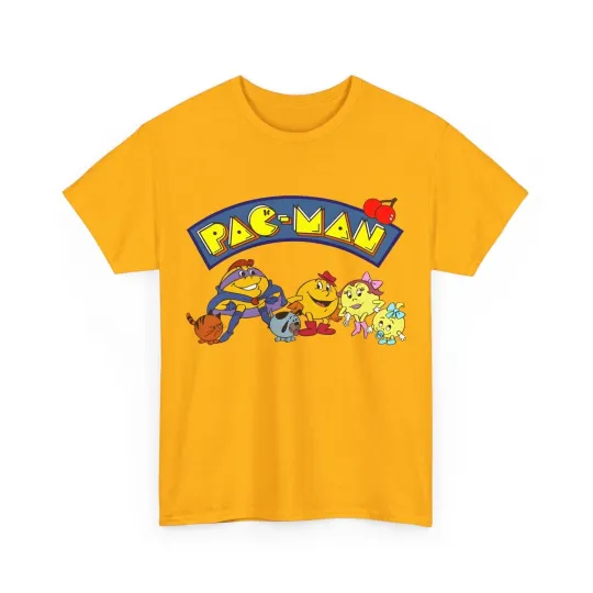 Discover Pac-Man T-Shirt - Ms Pac-Man, Baby Pac - Hanna-Barbera Saturday Morning Cartoon