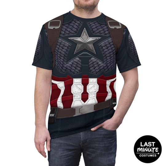 Captain America Shirt, Avengers Costume, Avengers Endgame Shirt, Captain America Costume, Captain America Cosplay, Marvel Shirts