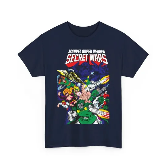 Discover Marvel Super-Heroes Secret Wars T-Shirt - The Bad Guys - Dr Dooom - Marvel Comics