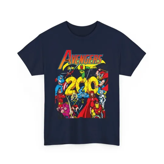Discover Avengers T-Shirt - George Perez Art - #200 - Thor, Vision, Hawkeye, Beast