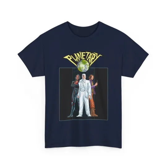 Discover Planetary T-Shirt - John Cassaday Art - The Drummer, Jakita Wagner, Elijah Snow