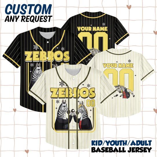 Discover Zebros Horse Zootopia Baseball Jersey, Zootopia Unisex Jersey, Disneyland Trip Shirt 2026