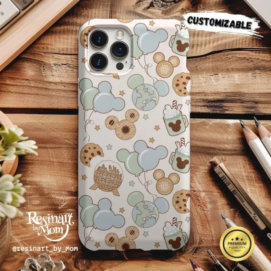 Discover Disney Snacks Phone Case, Mickey Treats Design, iPhone case