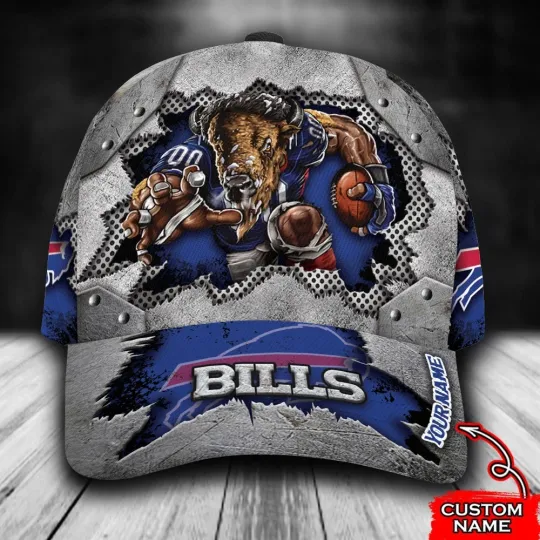 Discover football Team Buffalo Football Bills Mascot Custom Classic cap