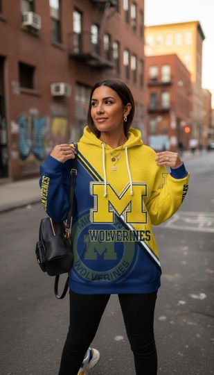 Unisex MICHIGANnn WOLVERINES Football 3D Printed Hoodies, sport Hoodies, Football Hoodies, Men clothes, Perfect Gift For Fans
