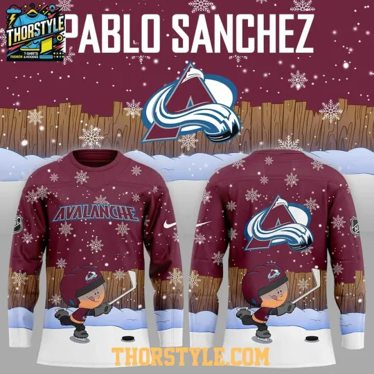 Discover Custom Colorado Avalanche Pablo Sanchez Backyard Hockey Shirt Men's Fan Gear