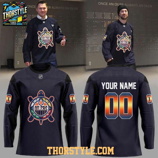 Personalized Edmonton Oilerss Indigenous Peoples Festival 2026 Hockey Shirt Men's