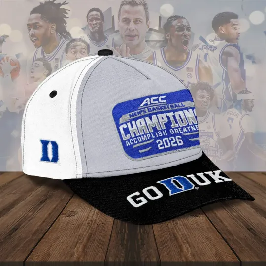 Discover Duke Blue Devils Men’s Basketball Classic Cap (Print )