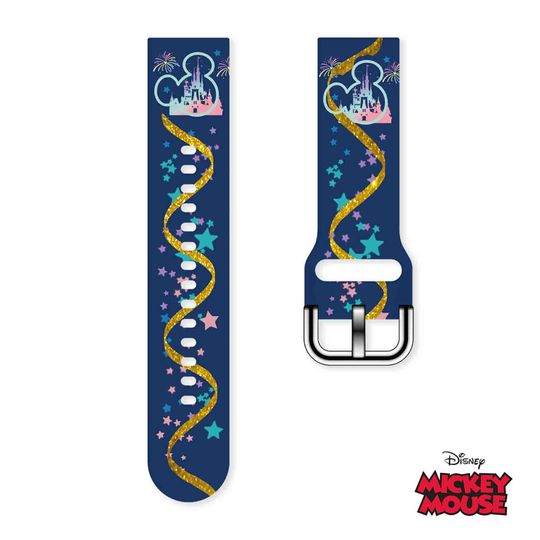 Discover Disney series 20mm Printed Strap for Samsung Galaxy Watch 7/6/5 40mm 44mm Band Replaceable Bracelet for Xiaomi Amazfit Watchband