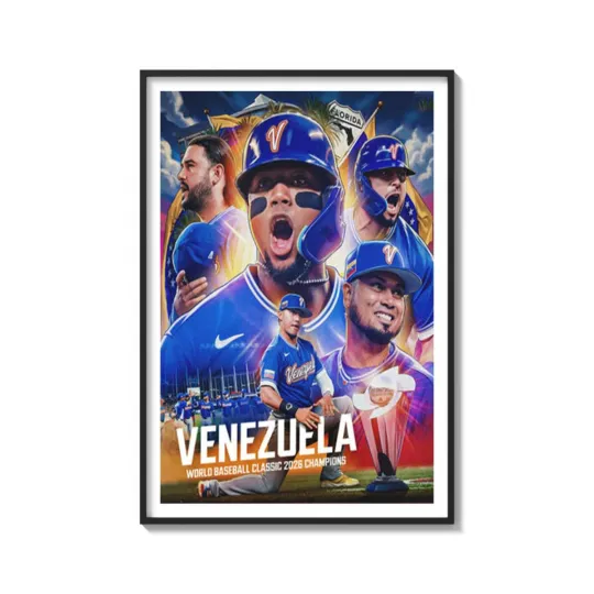 Discover Celebrates Venezuela World Baseball Classic 2026 Championship Poster