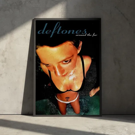 Deftone Around the Fur Album Cover Music Rock Band Retro Wall Art Poster