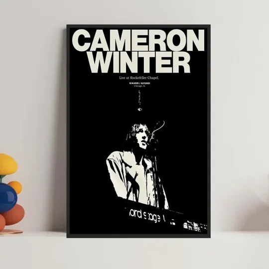 Discover Cameron Winter Live Rockefeller Chapel Chicago IL Dec 2025 Music Concert Poster
