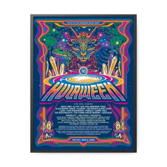 Discover Hulaween Music Festival Oct 30 Nov 2 2025 Live Oak Florida Poster
