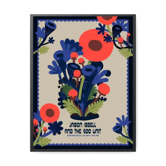 Discover Jason Isbell And The 400 Unit Feb 22 2025 New Haven CT Concert Poster