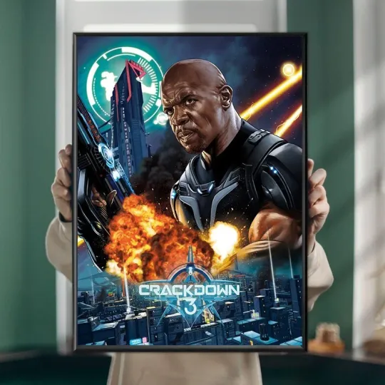 Discover Crackdown 3 Xbox Action Video Game Sci Fi Poster