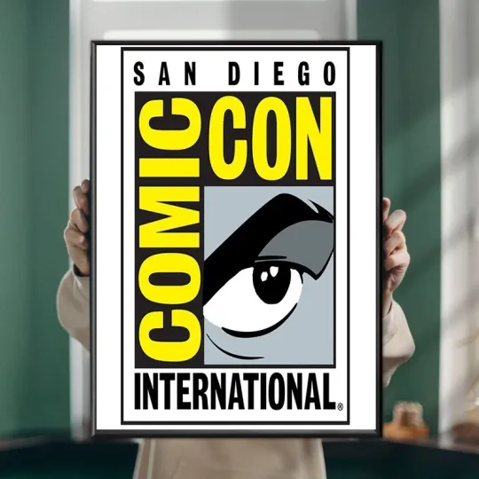San Diego Comic Con International Event Logo Poster