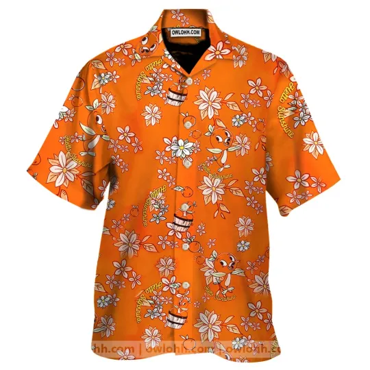 Discover Orange Bird Summer Hawaiian Shirt