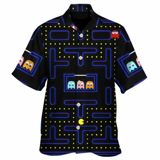 Discover Pac Man Video Game Summer Hawaiian Shirt