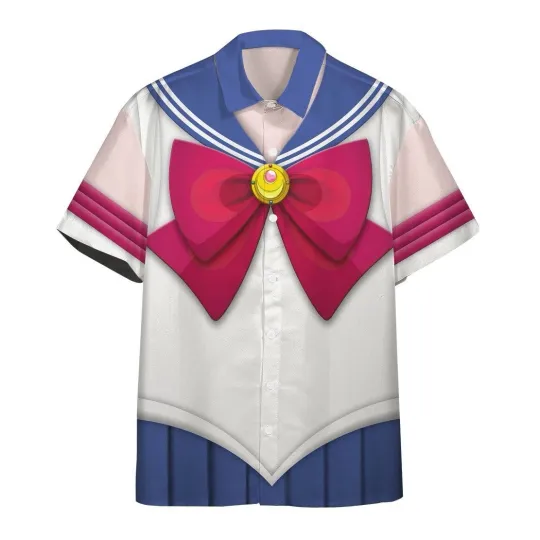 Sailor Moon Tropical Summer Hawaiian Shirt