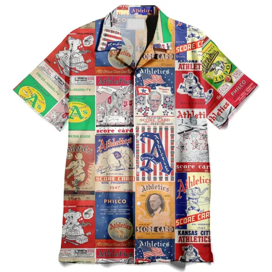 Discover Oakland Games Retro Nostalgic Summer Hawaiian Shirt