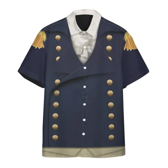 Discover Royal Navy Captain Summer Hawaiian Shirt