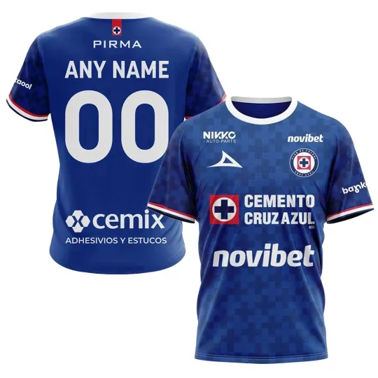 Discover Personalized LIGA MX Cruz Azul T Shirt 3D 2026 Home Design XS-5XL