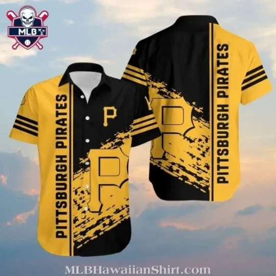 Discover Pittsburgh Baseball Team Piratess Splash Art Hawaiian Shirt – Abstract Play