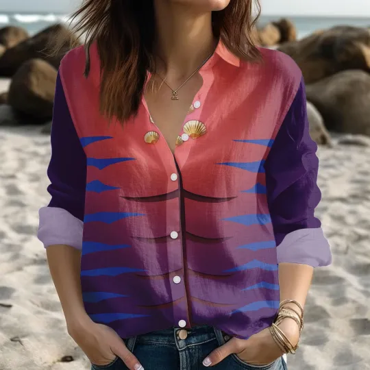 Tamatoa Moana Costume Shirt Tamatoa Blouse Shirts