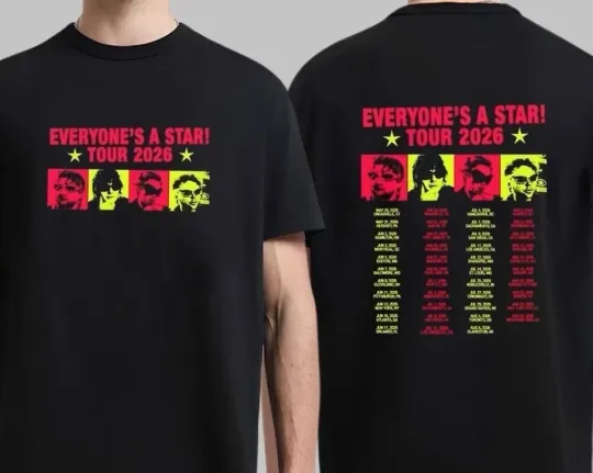 Discover 5 Seconds of Summer Everyone’s a Star Tour 2026 North Am T-Shirt