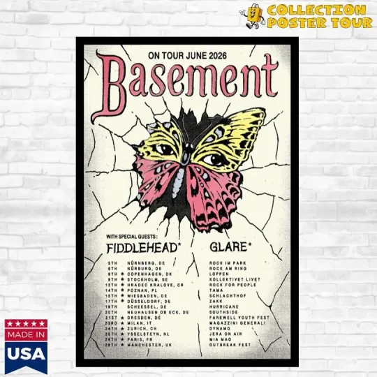 Discover Basement June Tour 2026 Poster Home Decor, Wall Art, Fan Gift, No Frame
