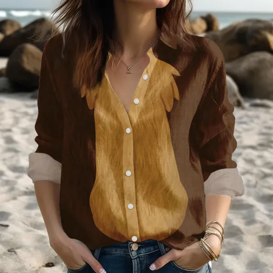 Discover Halloween Chip n Dale Costume Blouse Shirt, Chip Rescue Rangers Shirts