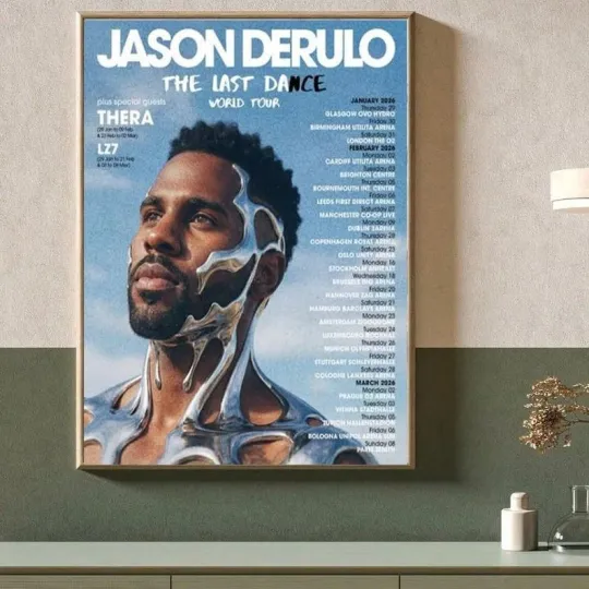 Discover Jason Derulo The Last Dance World Tour 2026 Poster