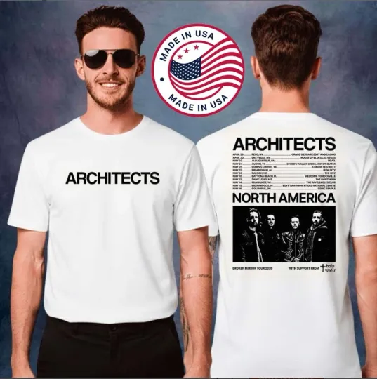 Discover Architects Broken Mirror Tour 2026 North America Unisex T-Shirt
