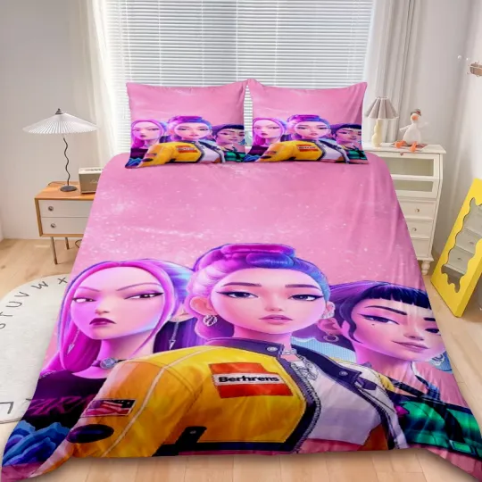 Discover Teens Duvet Cover D-Demon H-Hunters Duvet Cover Set Bedding Set Comforter Cover Queen King Children Gifts Decor