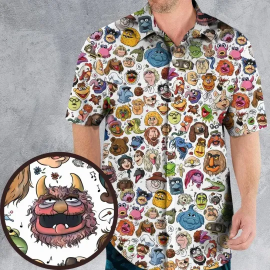 Discover It's Time to Meet the Muppets Hawaiian Shirt, Unisex Adults, Full Size S-5XL