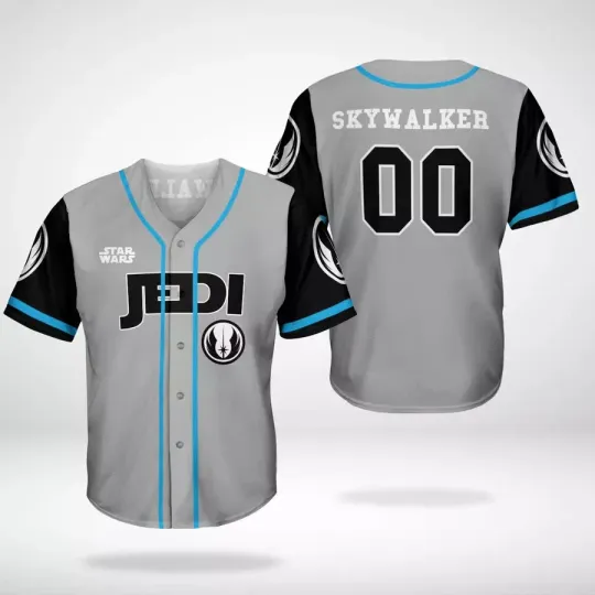 Discover Personalized Star Wars Movie Jedi Skywalker Baseball Jersey