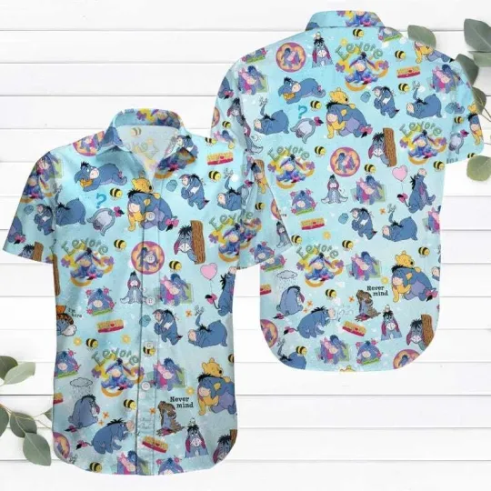 Discover Disney Winnie The Pooh Eeyore Donkey Lover Gifts Eeyore Summer Hawaiian Shirt